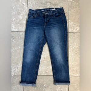 Old navy crop boyfriend jeans size 4
